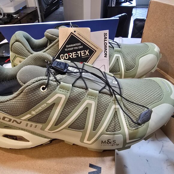 Salomon Speedcross 3 Gore-Tex Deep Lichen Green Tea L47684600 MENS 11 NEW - Picture 1 of 14
